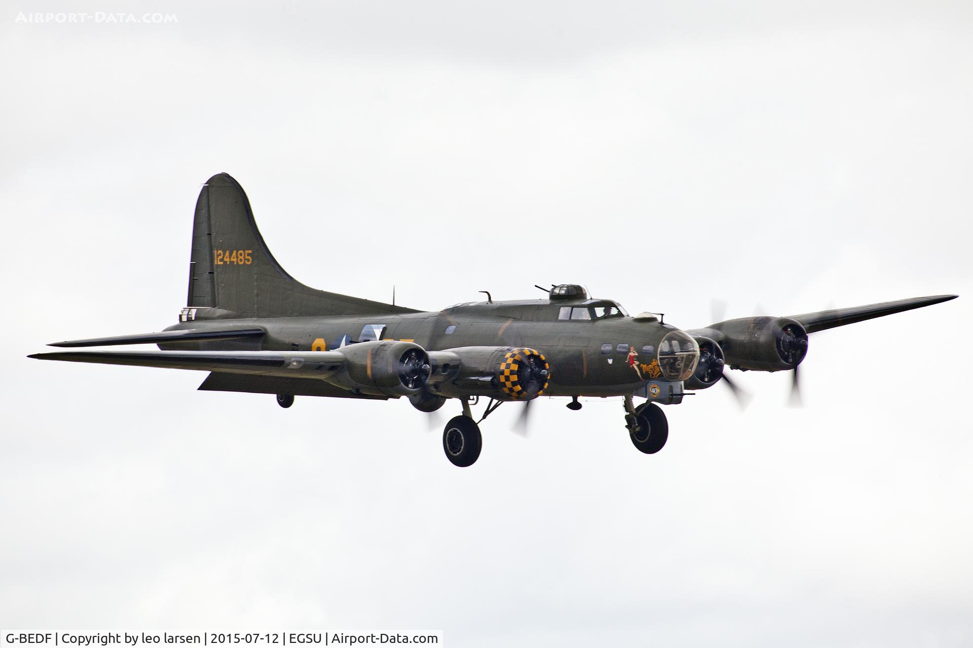 G-BEDF, 1944 Boeing B-17G Flying Fortress C/N 8693, Duxford 12.7.15