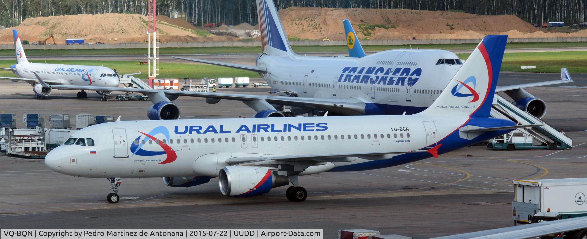 VQ-BQN, 2008 Airbus A320-214 C/N 3433, Domodedovo - Moscu - Rusia