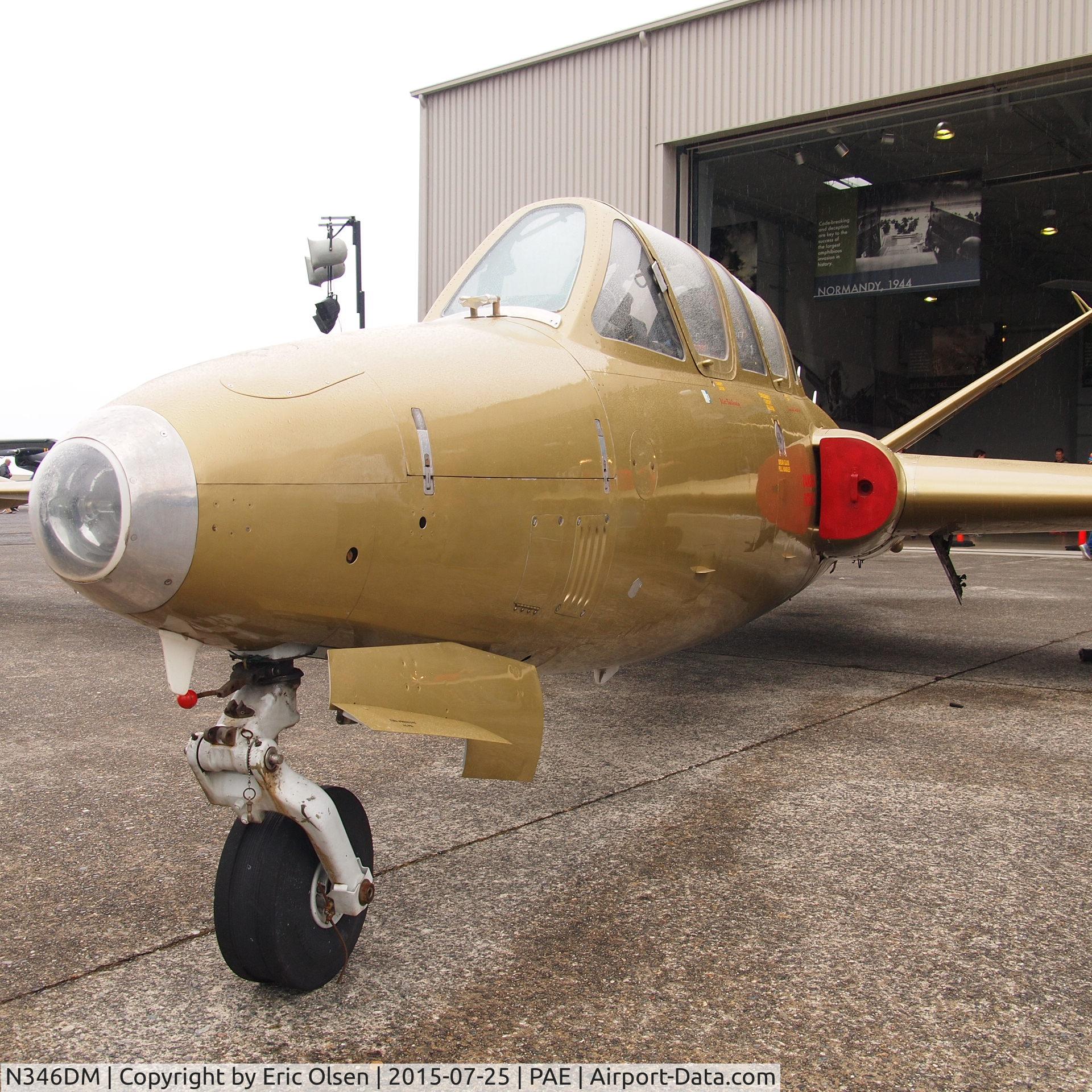 N346DM, 1962 Fouga CM-170 Magister C/N 346, Nose shot