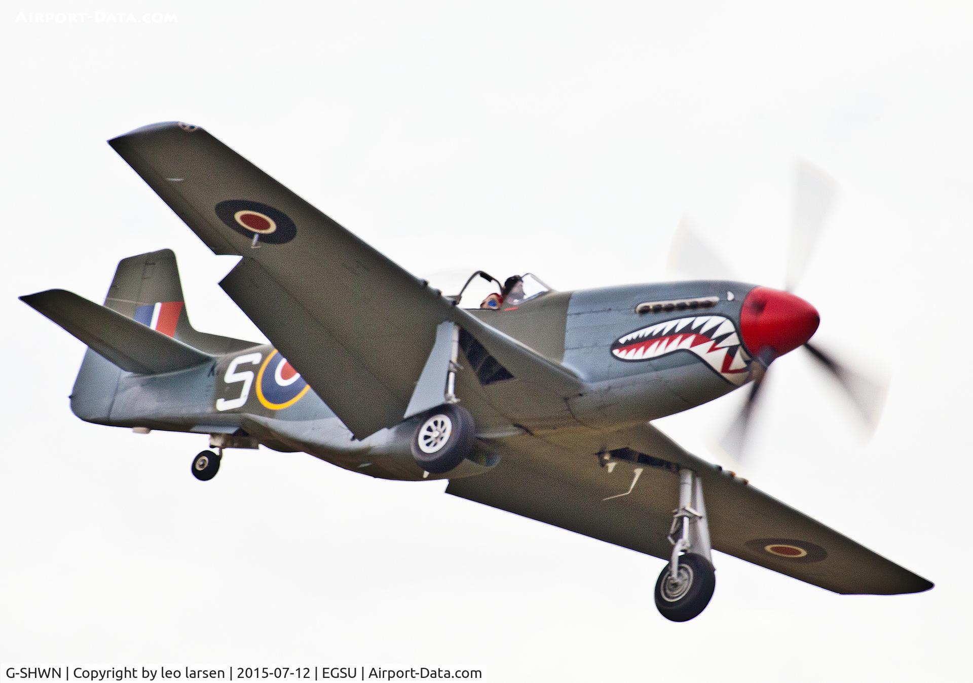 G-SHWN, 1944 North American P-51D Mustang C/N 122-40417, Duxford 12.7.15
