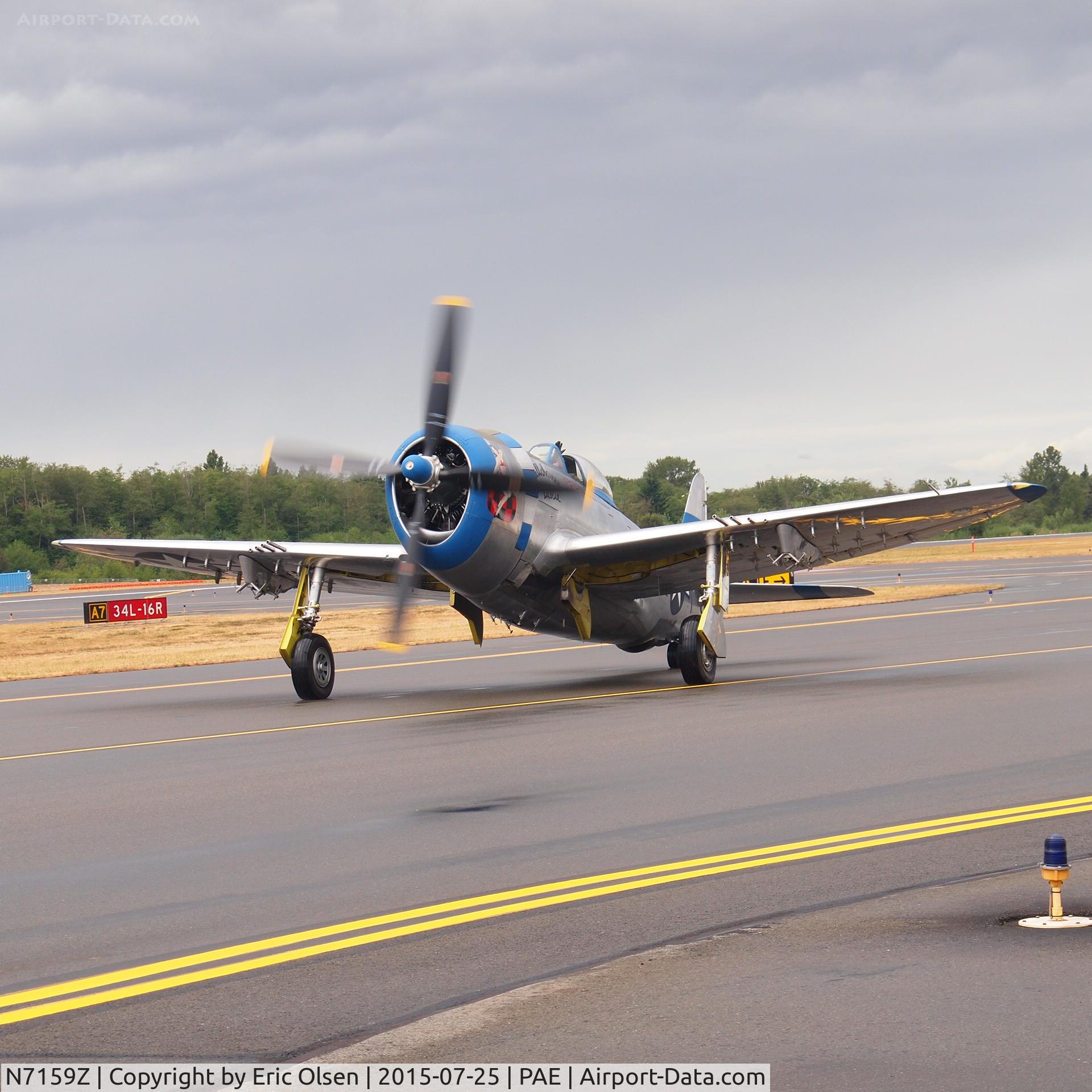 N7159Z, 1945 Republic P-47D Thunderbolt C/N 45-49406, 1945 P-47D