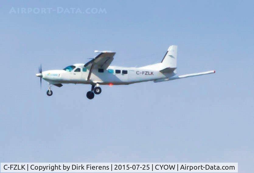 C-FZLK, 1996 Cessna 208B Grand Caravan C/N 208B0569, Leaving rwy 14 for a short circuit.