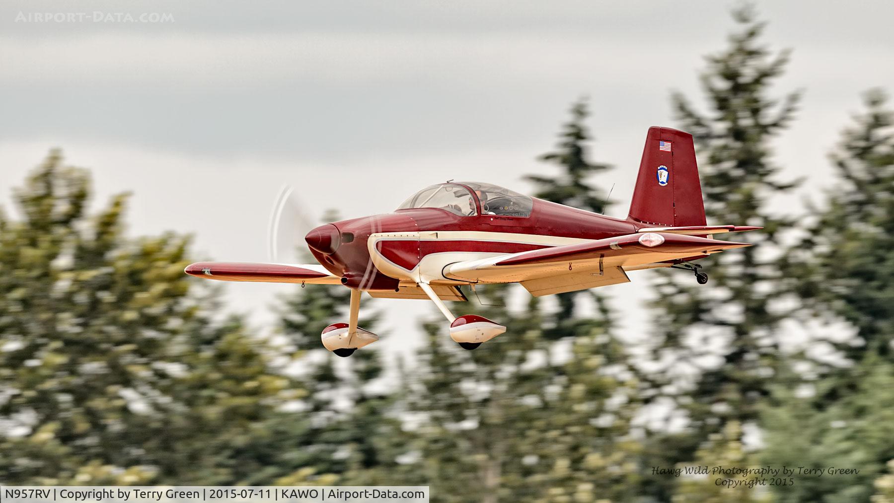 N957RV, 2009 Vans RV-7 C/N 72608, 2015 Arlington Washington Fly-In