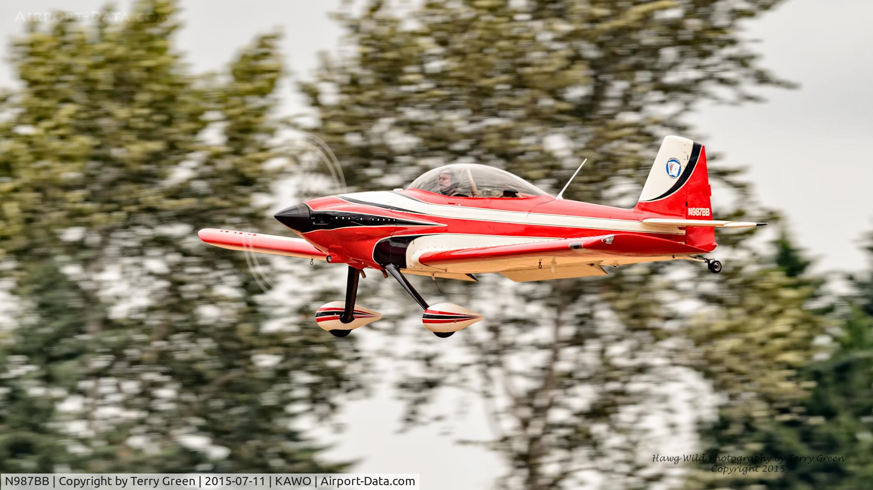 N987BB, 1987 Vans RV-4 C/N 1004, 2015 Arlington Washington Fly-In