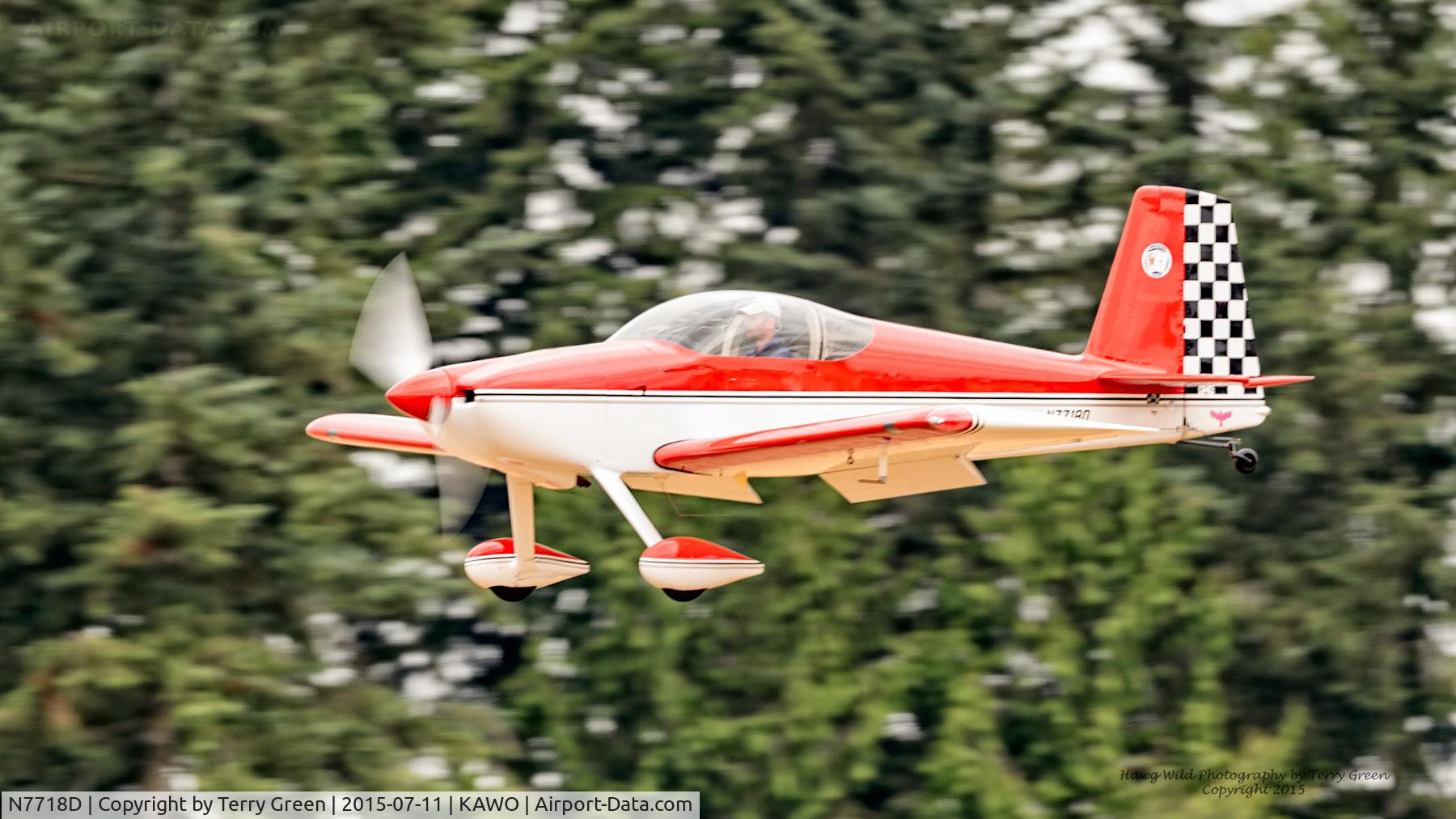 N7718D, 2010 Vans RV-7 C/N 73442, 2015 Arlington Washington Fly-In