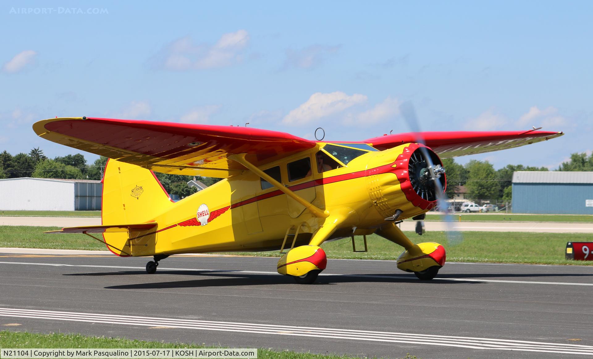 N21104, 1938 Stinson SR-10J Reliant C/N 5830, Stinson SR-10J