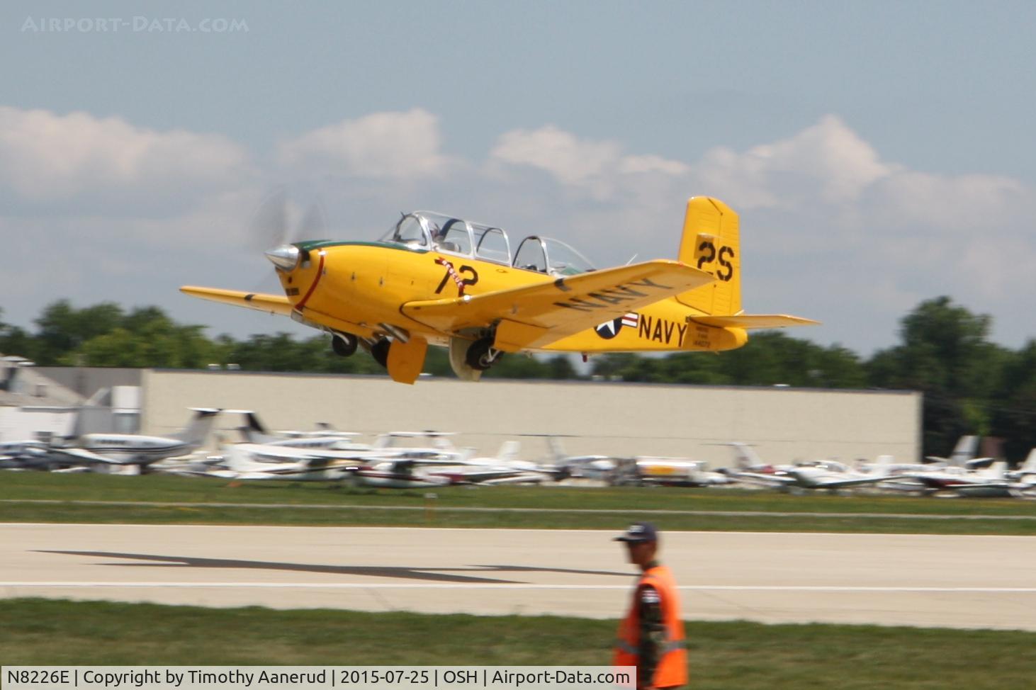 N8226E, 1957 Beech D-45 Mentor C/N BG-379, Beech D-45, c/n: BG-379, Airport-Data Contributor Mark Pasqualino departing Runway 27