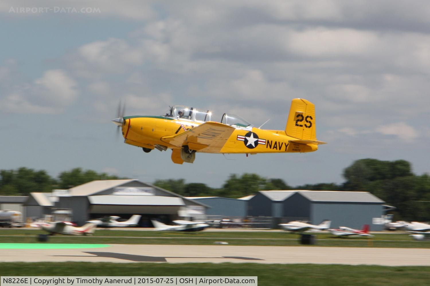 N8226E, 1957 Beech D-45 Mentor C/N BG-379, Beech D-45, c/n: BG-379, Airport-Data Contributor Mark Pasqualino departing Runway 27