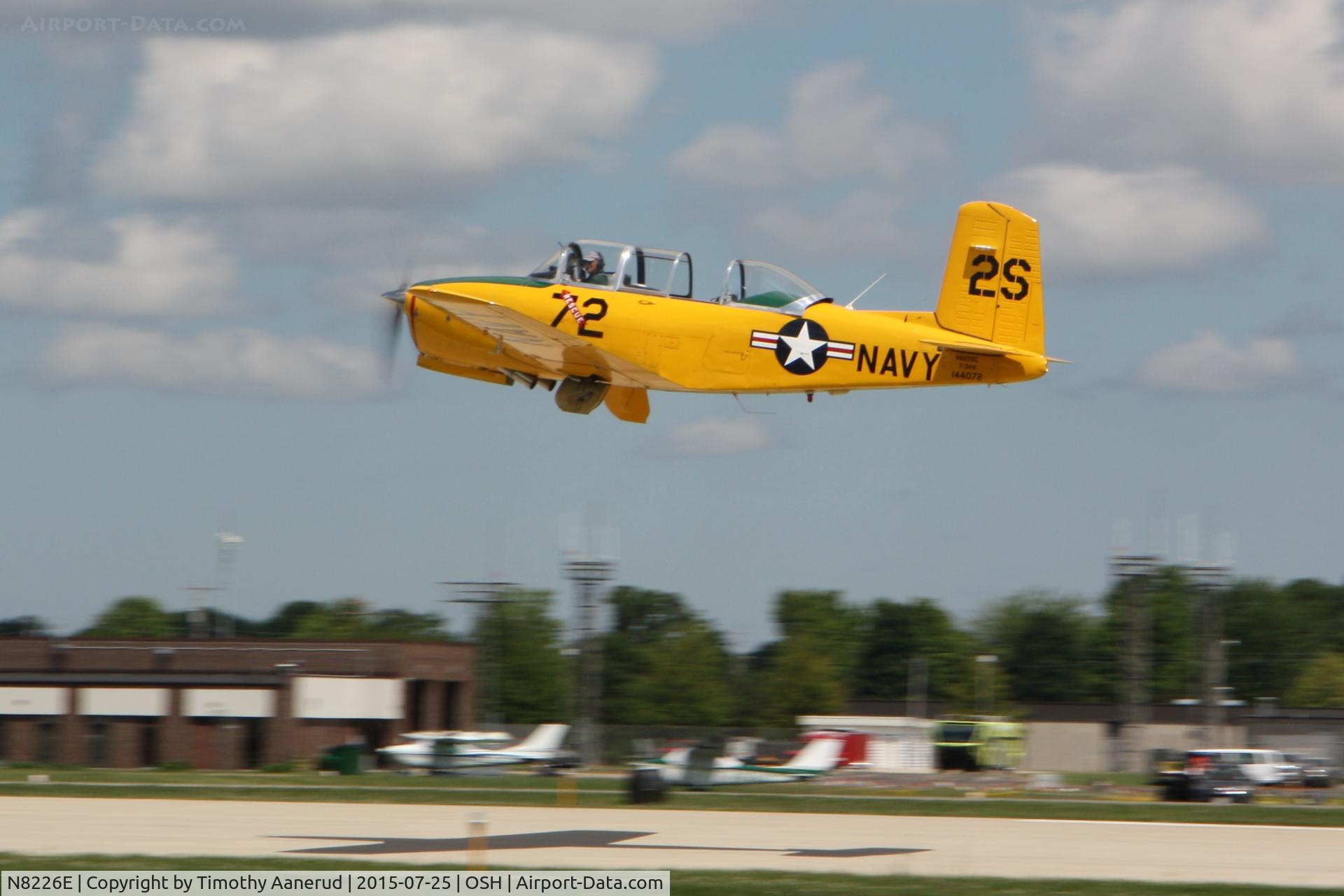 N8226E, 1957 Beech D-45 Mentor C/N BG-379, Beech D-45, c/n: BG-379, Airport-Data Contributor Mark Pasqualino departing Runway 27