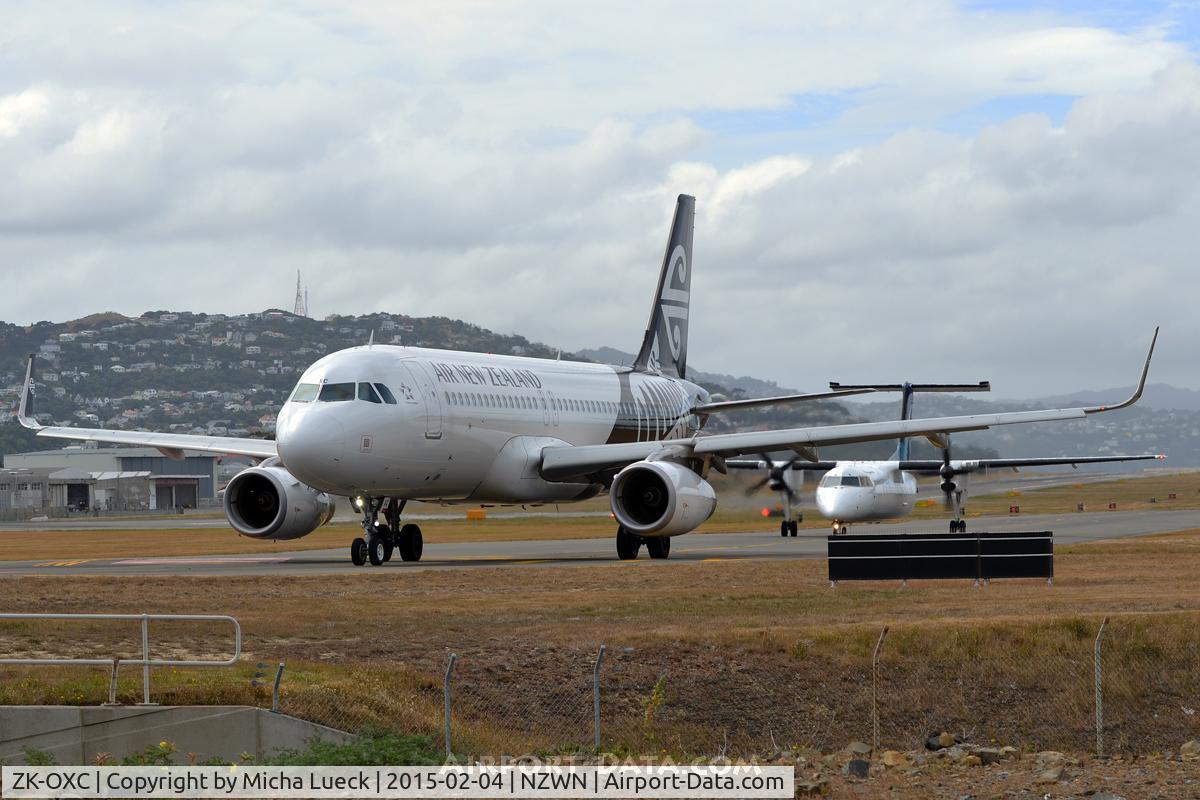 ZK-OXC, 2013 Airbus A320-232 C/N 5847, At Wellington