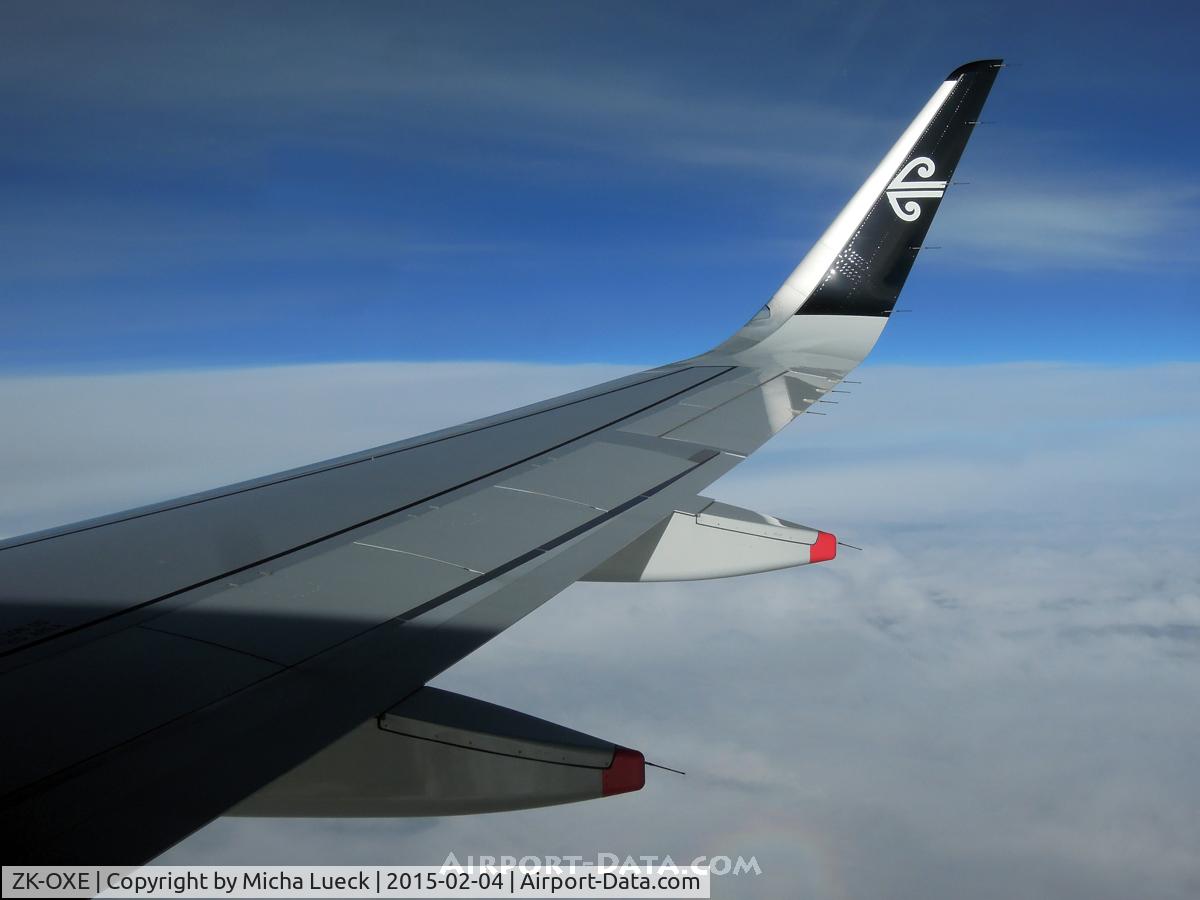 ZK-OXE, 2014 Airbus A320-232 C/N 5993, WLG-AKL