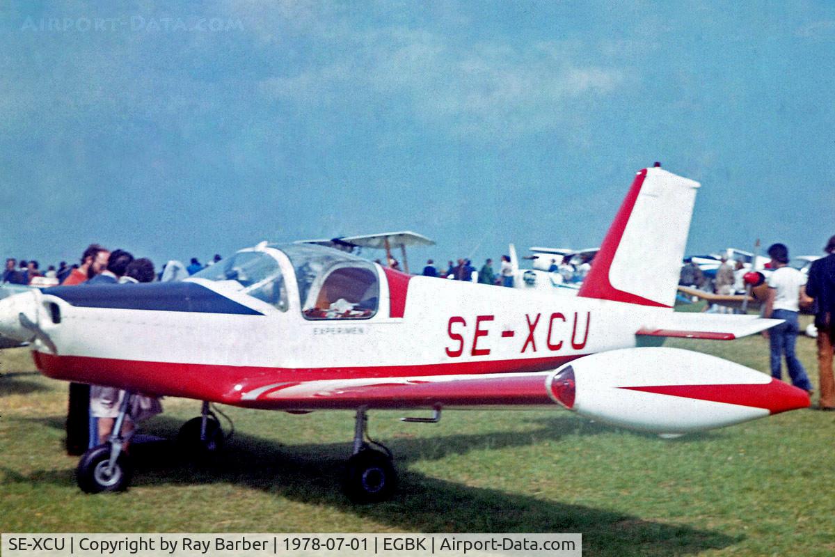 SE-XCU, 1977 Pazmany PL-2 C/N SE-01, Pazmany PL-2 [SE-01] Sywell~G 01/07/1978. From a slide.