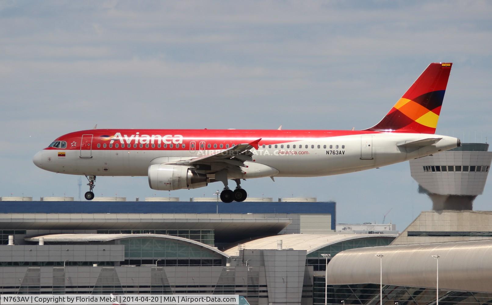 N763AV, Airbus A320-214 C/N 4763, Avianca