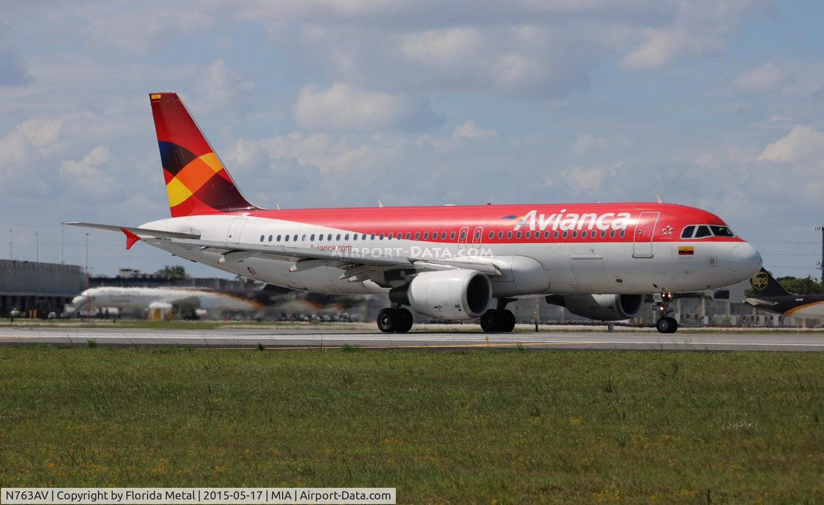 N763AV, Airbus A320-214 C/N 4763, Avianca