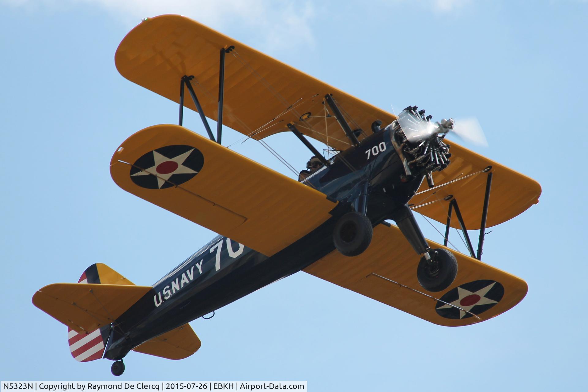 N5323N, Boeing E75 C/N 75-5809, Fly-in Keiheuvel 2015.