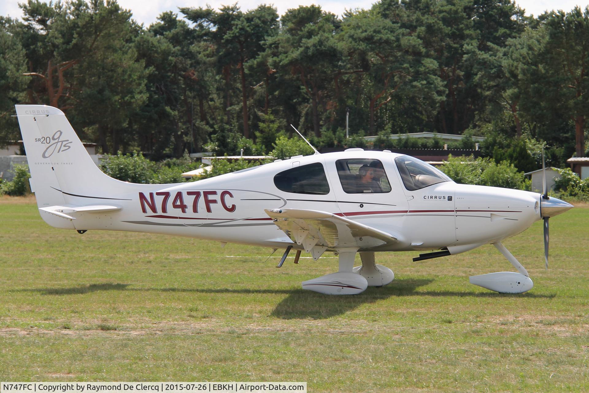 N747FC, 2008 Cirrus SR20 GTS C/N 1987, Arriving at the Keiheuvel fly-in.