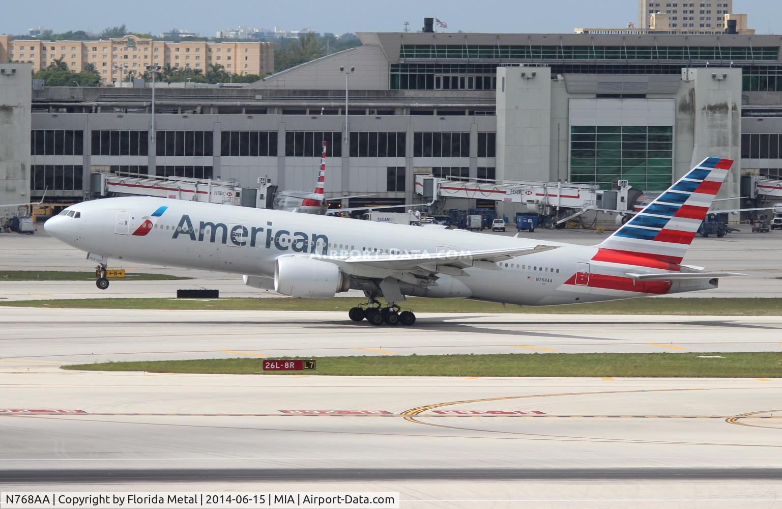 N768AA, 2006 Boeing 777-223 C/N 33540, American