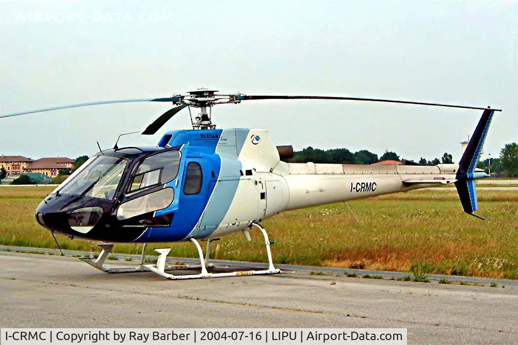 I-CRMC, 1980 Aerospatiale AS-350BA Ecureuil C/N 1272, Aerospatiale AS.350B Ecureuil [1272] Padova~I 16/07/2004