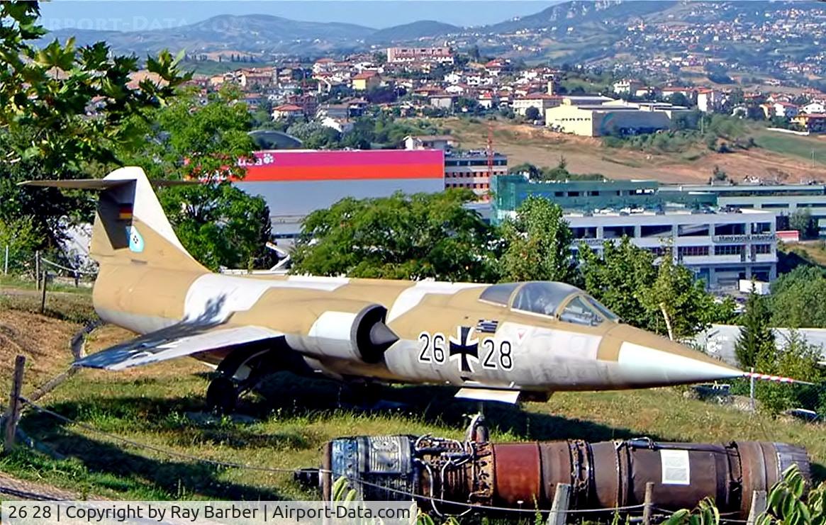 26 28, Lockheed F-104G Starfighter C/N 683-9180, Lockheed F.104G Starfighter [683-9180] (German Air Force) Cerbaiola/Emilia-Romagna~I 16/07/2004