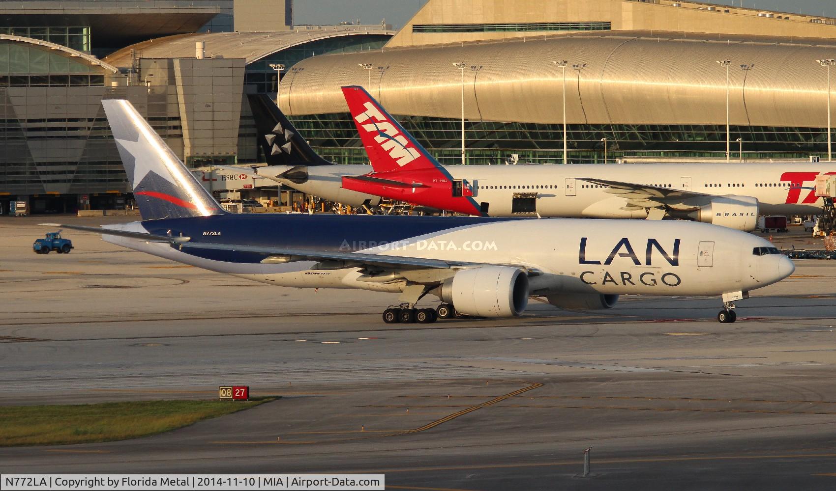 N772LA, 2009 Boeing 777-F6N C/N 37708, LAN 777-200F