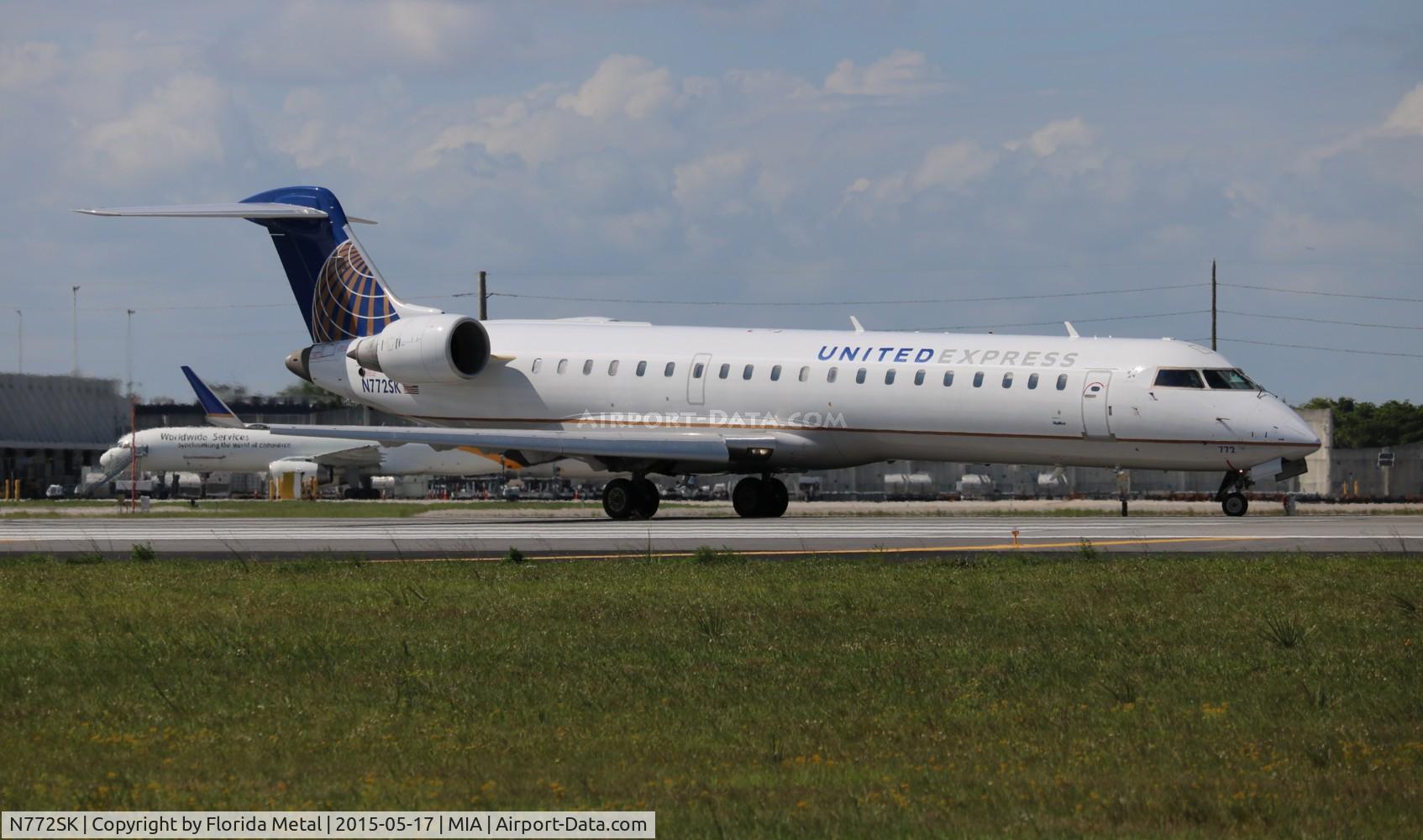 N772SK, 2005 Bombardier CRJ-702 (CL-600-2C10) Regional Jet C/N 10235, United Express CRJ-700