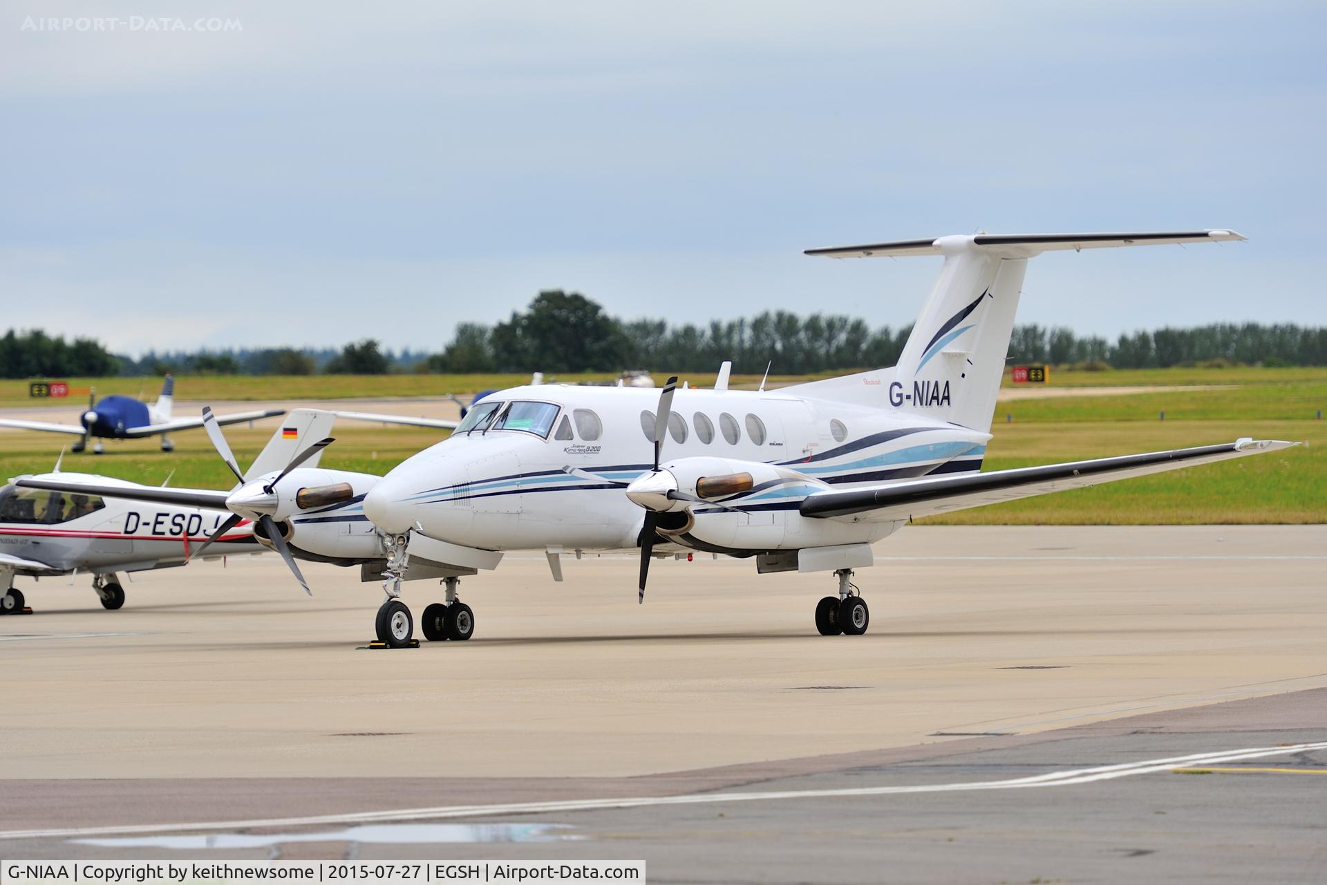 G-NIAA, 1981 Beech B200 Super King Air King Air C/N BB-897, Nice Visitor.