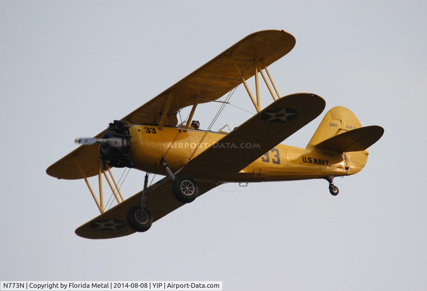 N773N, 1941 Naval Aircraft Factory N3N-3 C/N 2865, N3N-3