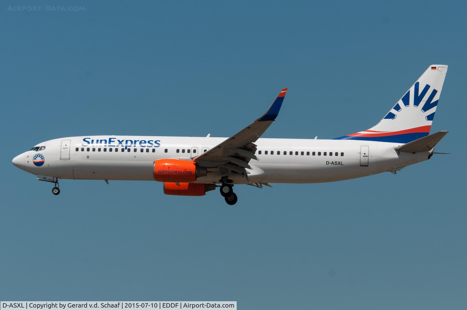 D-ASXL, 2010 Boeing 737-8EH C/N 35835, Frankfurt, July 2015