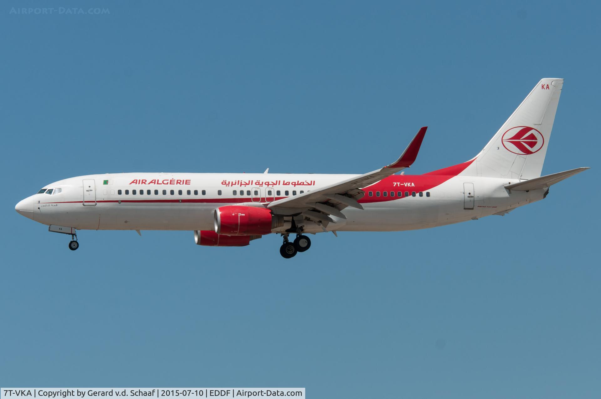 7T-VKA, 2005 Boeing 737-8D6 C/N 34164, Frankfurt, July 2015