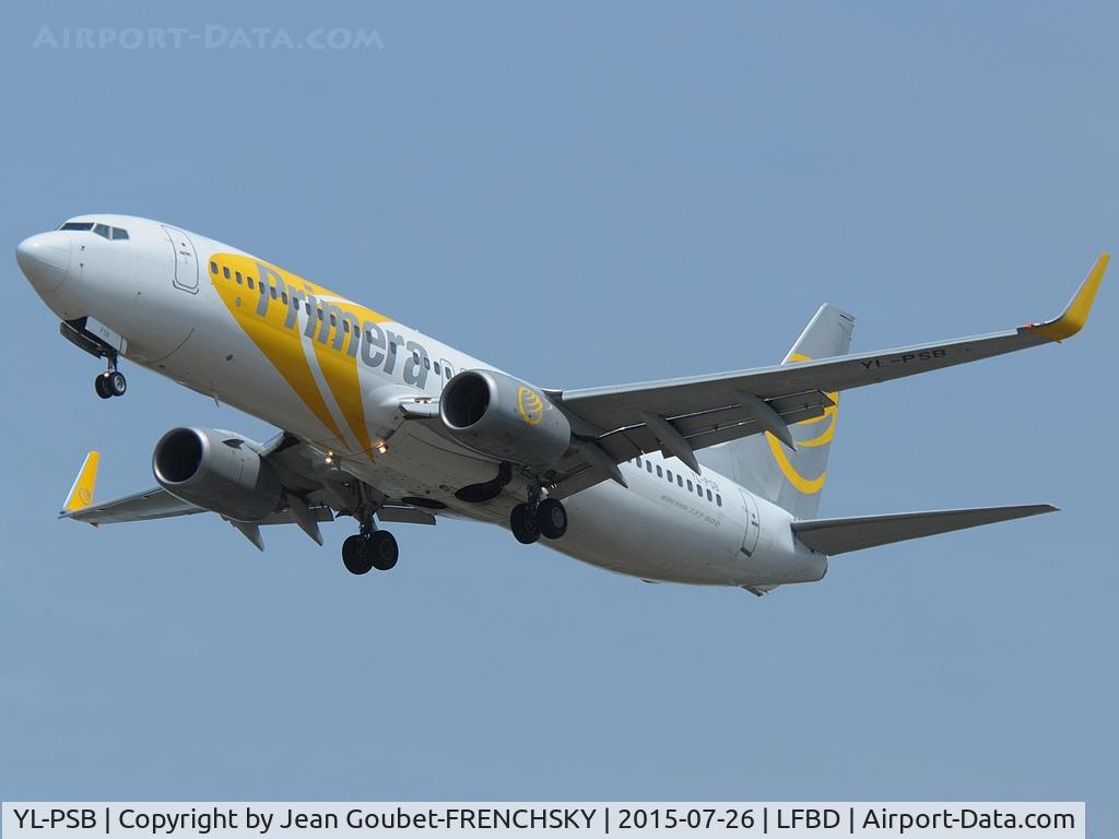 YL-PSB, 2007 Boeing 737-8Q8 C/N 30722, Primera landing 23