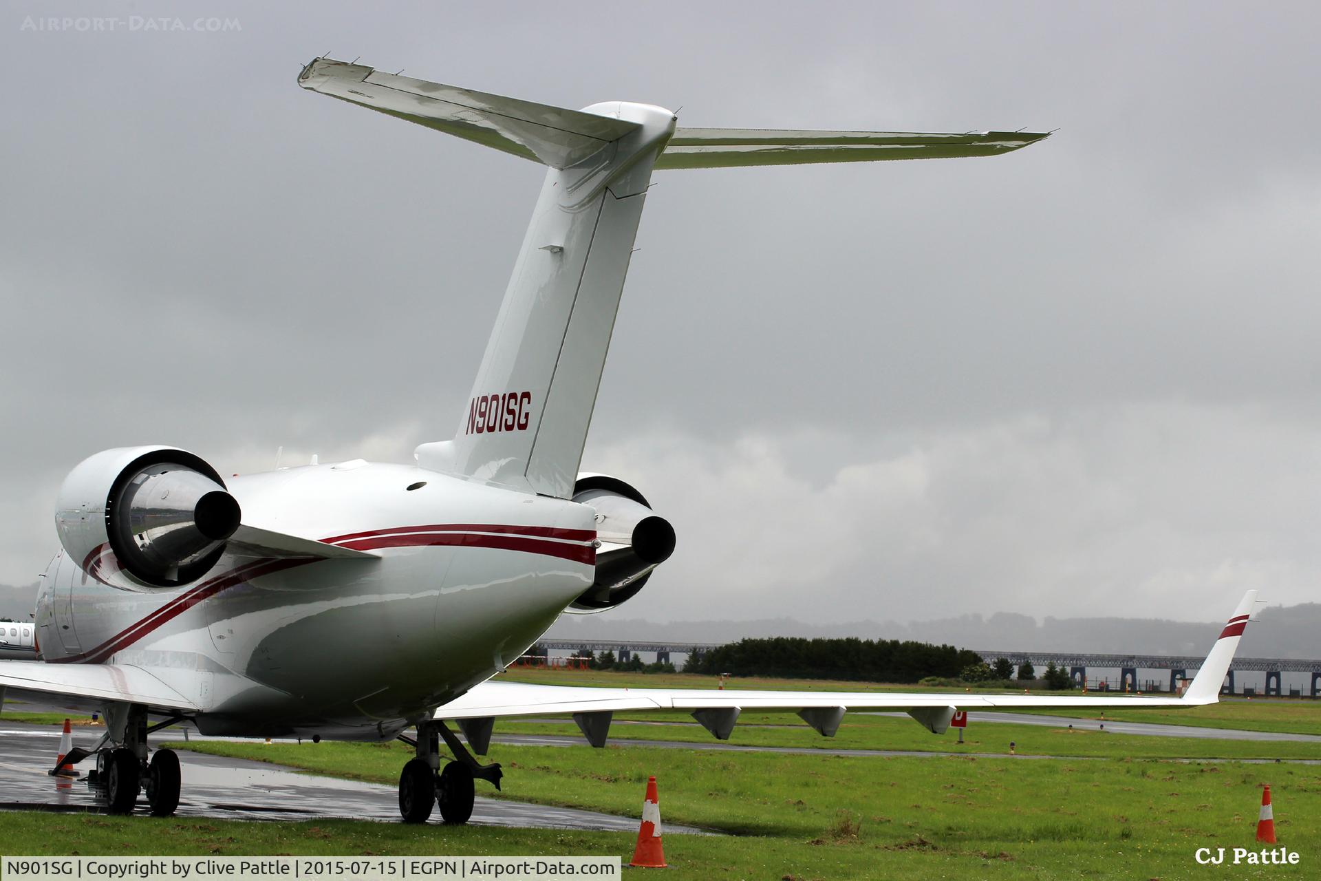 N901SG, 2009 Hawker Beechcraft 4000 C/N RC-29, Parked up at Dundee Riverside Airport EGPN whilst visiting the Open Golf Championships at nearby St Andrews.