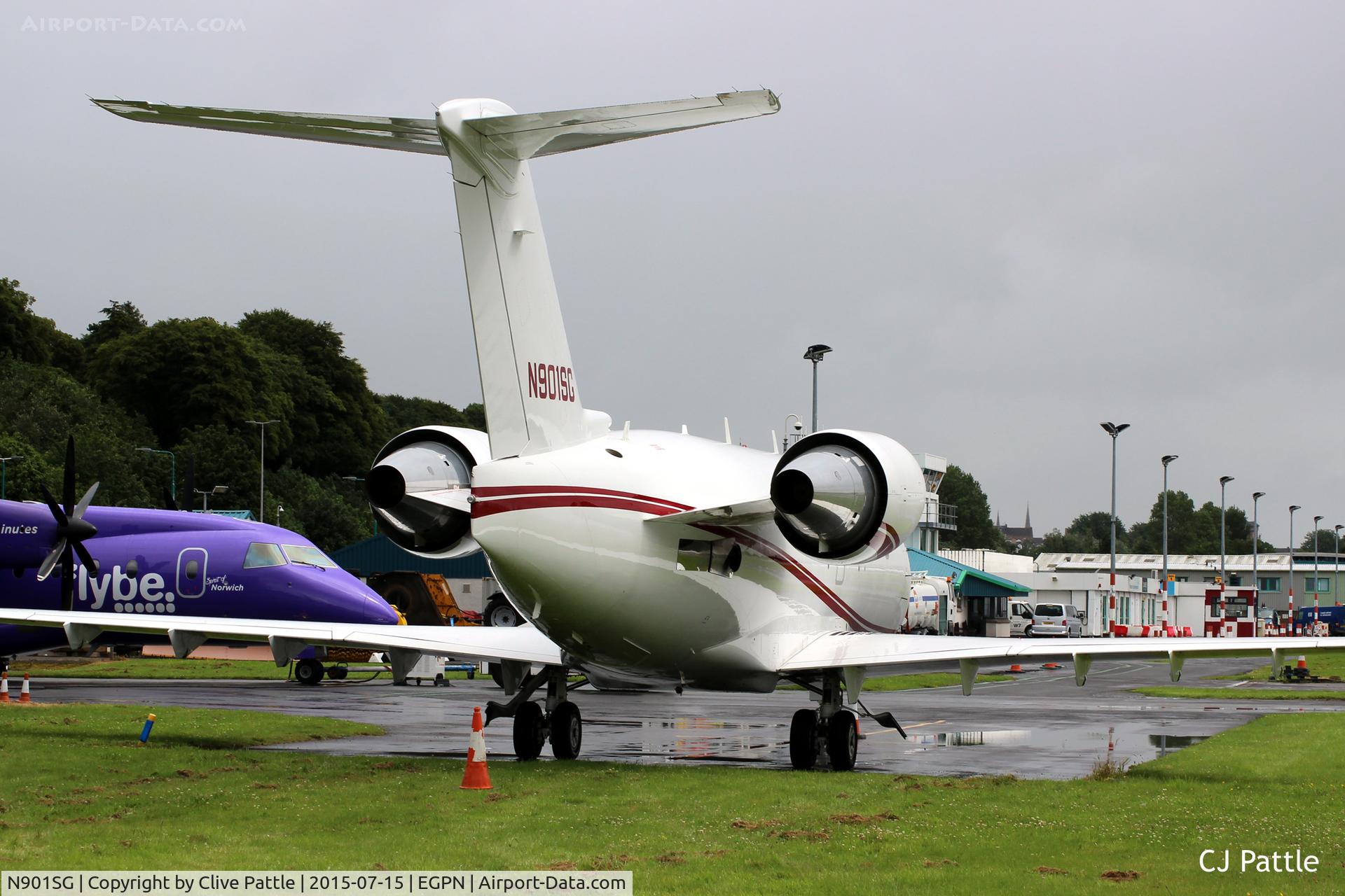 N901SG, 2009 Hawker Beechcraft 4000 C/N RC-29, Parked up at Dundee Riverside Airport EGPN whilst visiting the Open Golf Championships at nearby St Andrews.