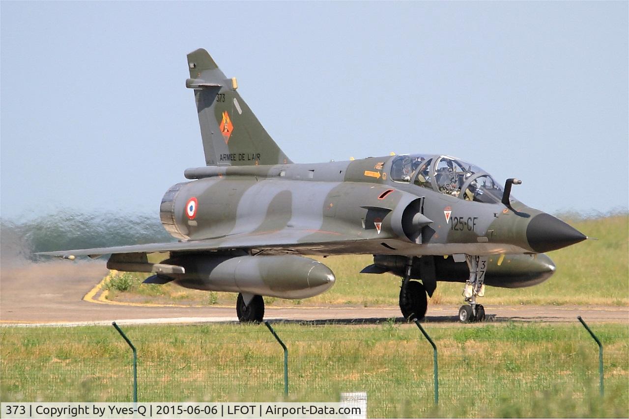 373, Dassault Mirage 2000N C/N 388, Dassault Mirage 2000N (125-CF), Taxiing to holding point rwy 02, Tours Air Base 705 (LFOT-TUF) Air show 2015