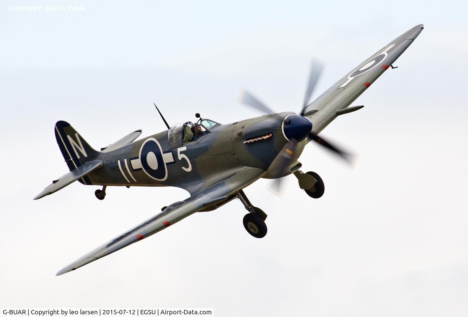 G-BUAR, 1944 Supermarine 358 Seafire LF.III C/N AIR/2605/C23(C), Duxford 12.7.15