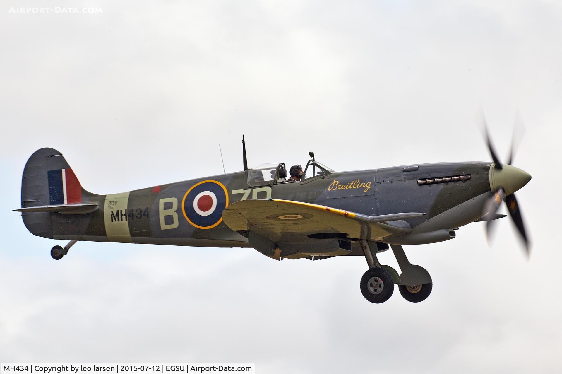 MH434, 1943 Supermarine 361 Spitfire LF.IXb C/N CBAF.IX.552, Duxford 12.7.15