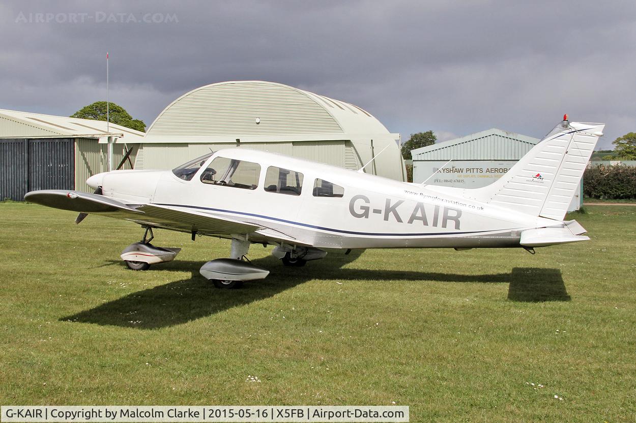 G-KAIR, 1978 Piper PA-28-181 Cherokee Archer II C/N 28-7990176, Piper PA-28-181 Cherokee Archer II at the opening of Fishburn Airfield's new clubhouse, May 16th 2015.