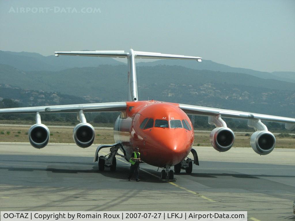 OO-TAZ, 1991 British Aerospace BAe.146-200QC Quick Change C/N E2188, Parked