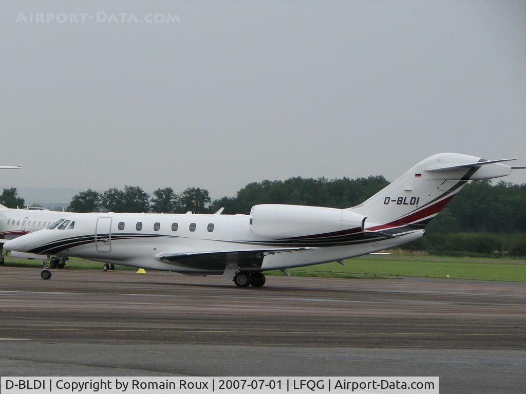 D-BLDI, 2003 Cessna 750 Citation X Citation X C/N 750-0218, Taxiing