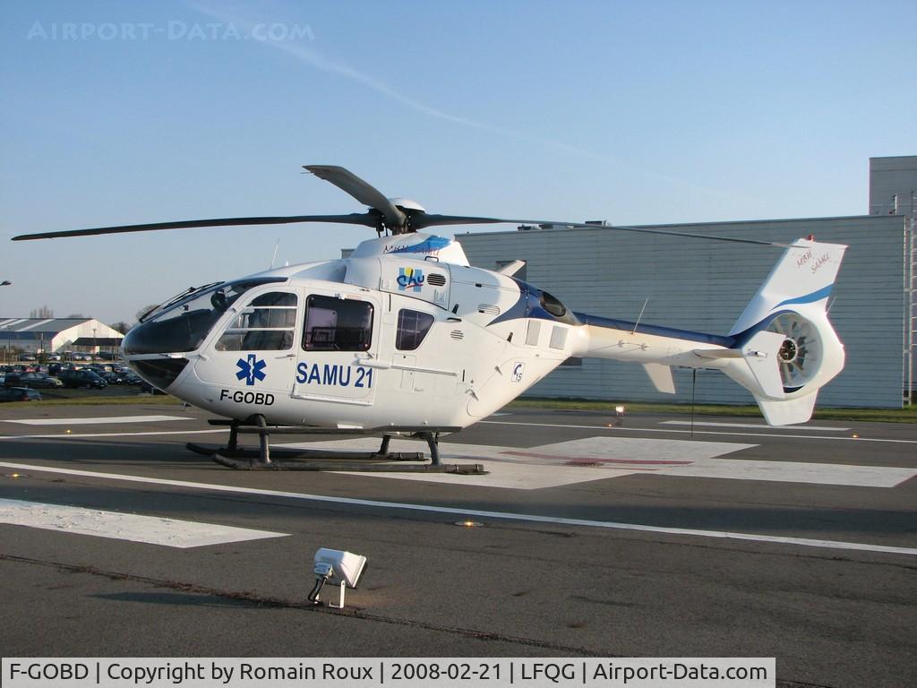 F-GOBD, 1997 Eurocopter EC-135T-1 C/N 0034, Parked