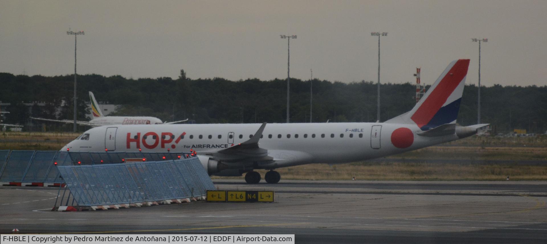F-HBLE, 2007 Embraer 190LR (ERJ-190-100LR) C/N 19000123, Frankfurt - Flughafen - Alemania
