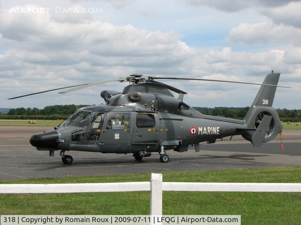 318, Aerospatiale SA-365F Dauphin 2 C/N 6318, Parked