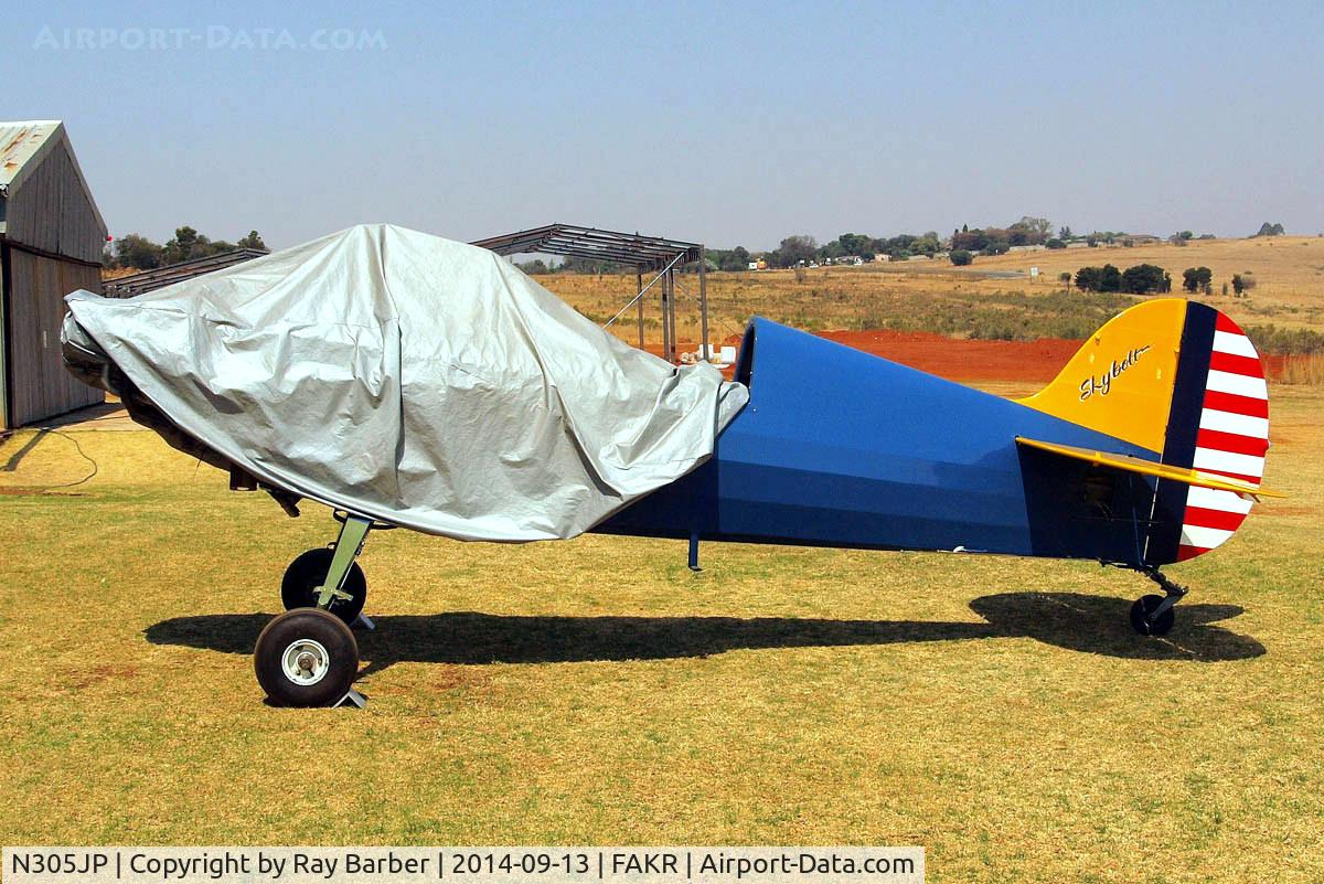 N305JP, 1989 Steen Skybolt 1A C/N J P 1, Steen Skybolt [JP-1]  Krugersdorp-Oatlands~ZS 13/09/2014. Seen here unmarked on rebuild. Became ZU-IEO