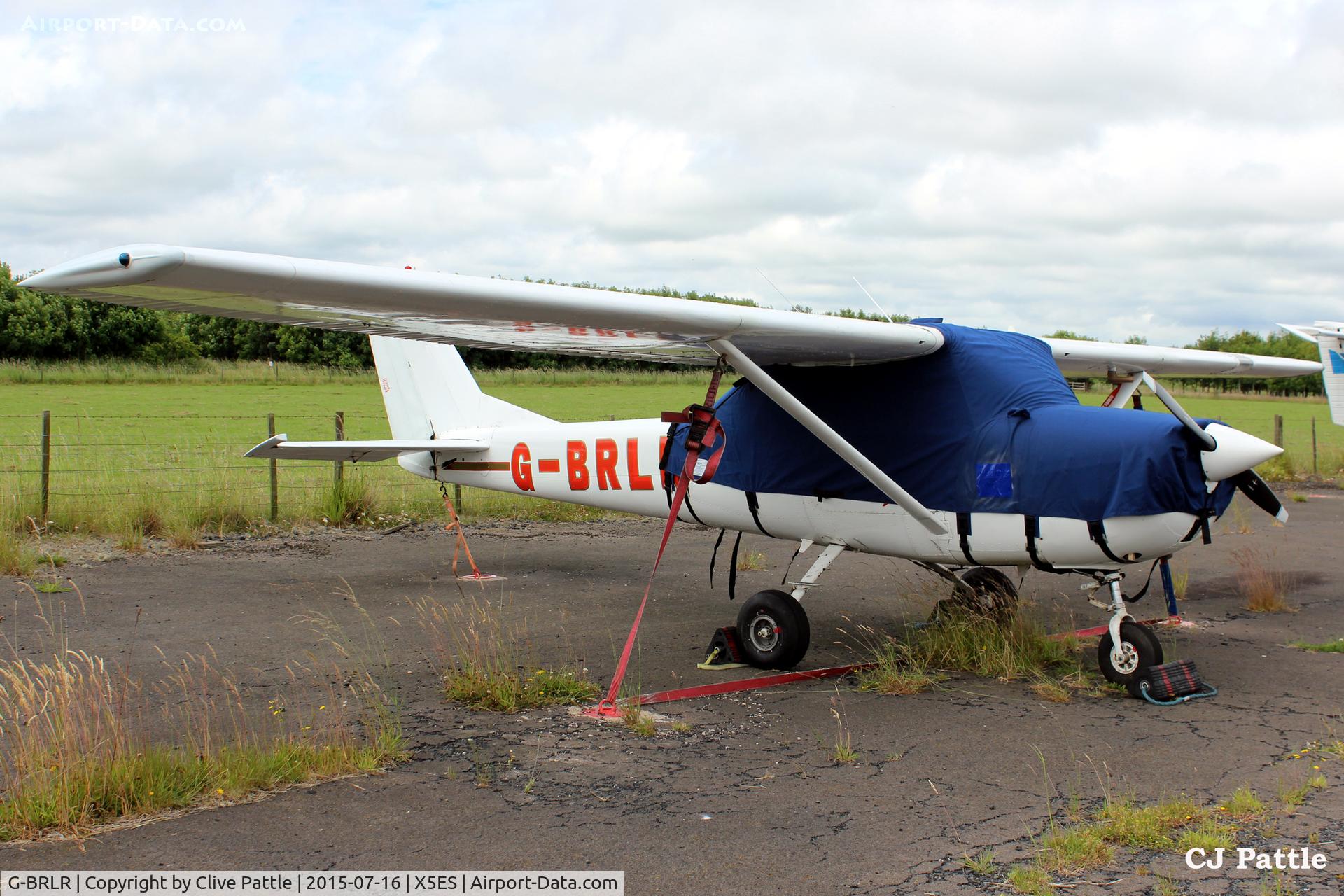 G-BRLR, 1964 Cessna 150G C/N 150-64822, Parked up at Eshott, Northumberland, UK.