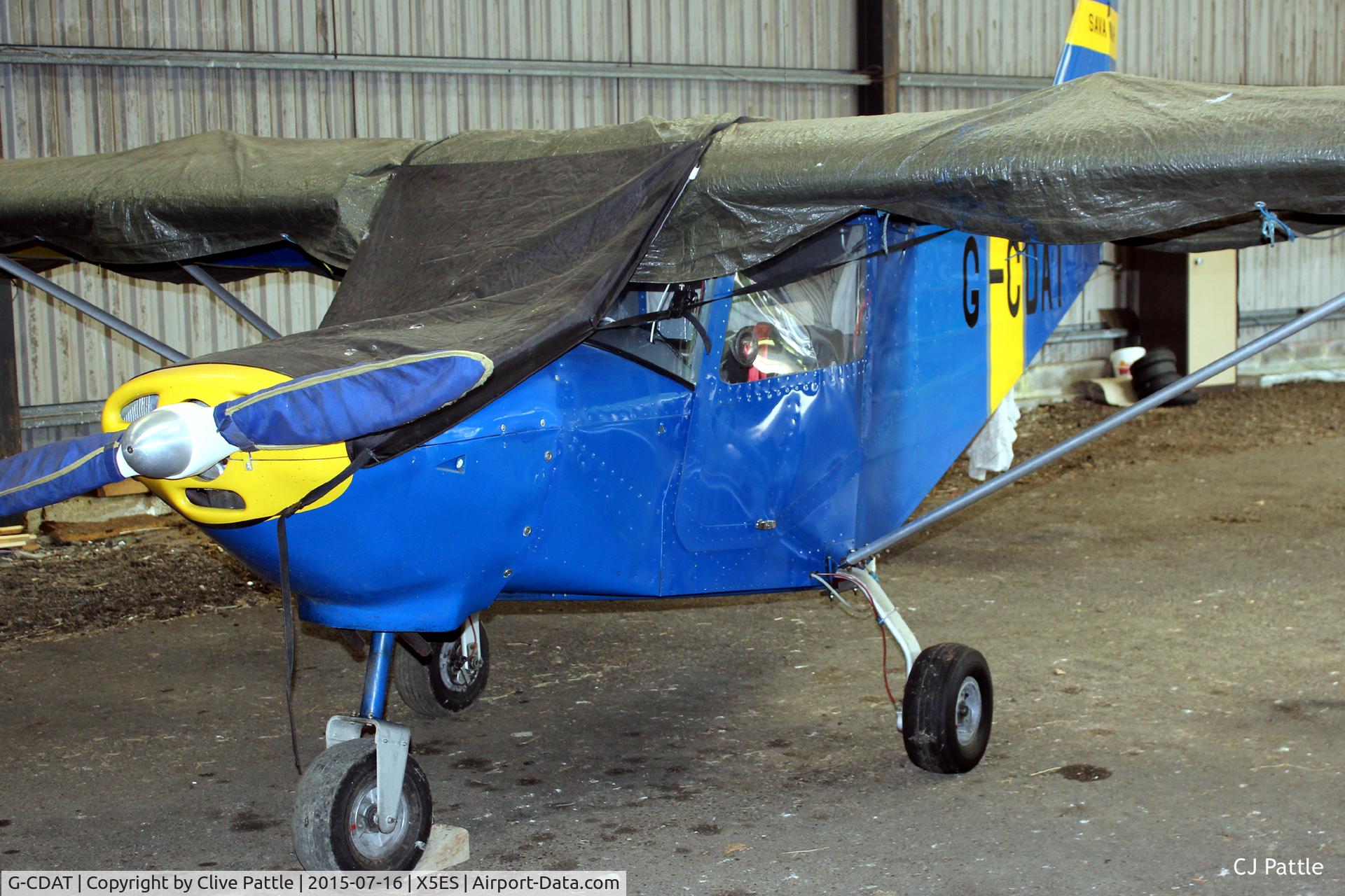 G-CDAT, 2004 ICP MXP-740 Savannah Jabiru(1) C/N BMAA/HB/327, Hangared at Eshott, Northumberland, UK.