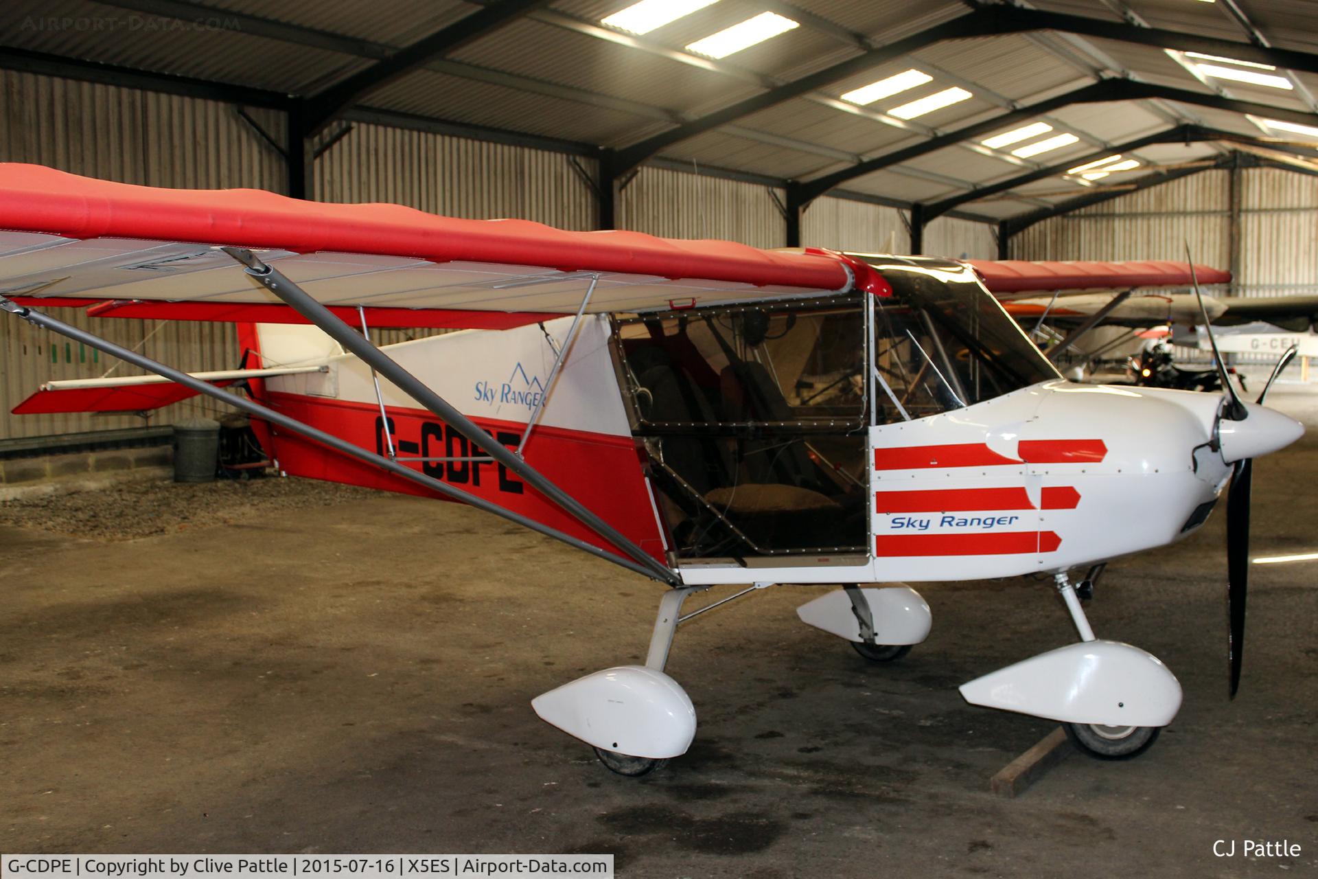 G-CDPE, 2005 Best Off Skyranger 912(2) C/N BMAA/HB/432, Hangared at Eshott, Northumberland, UK.