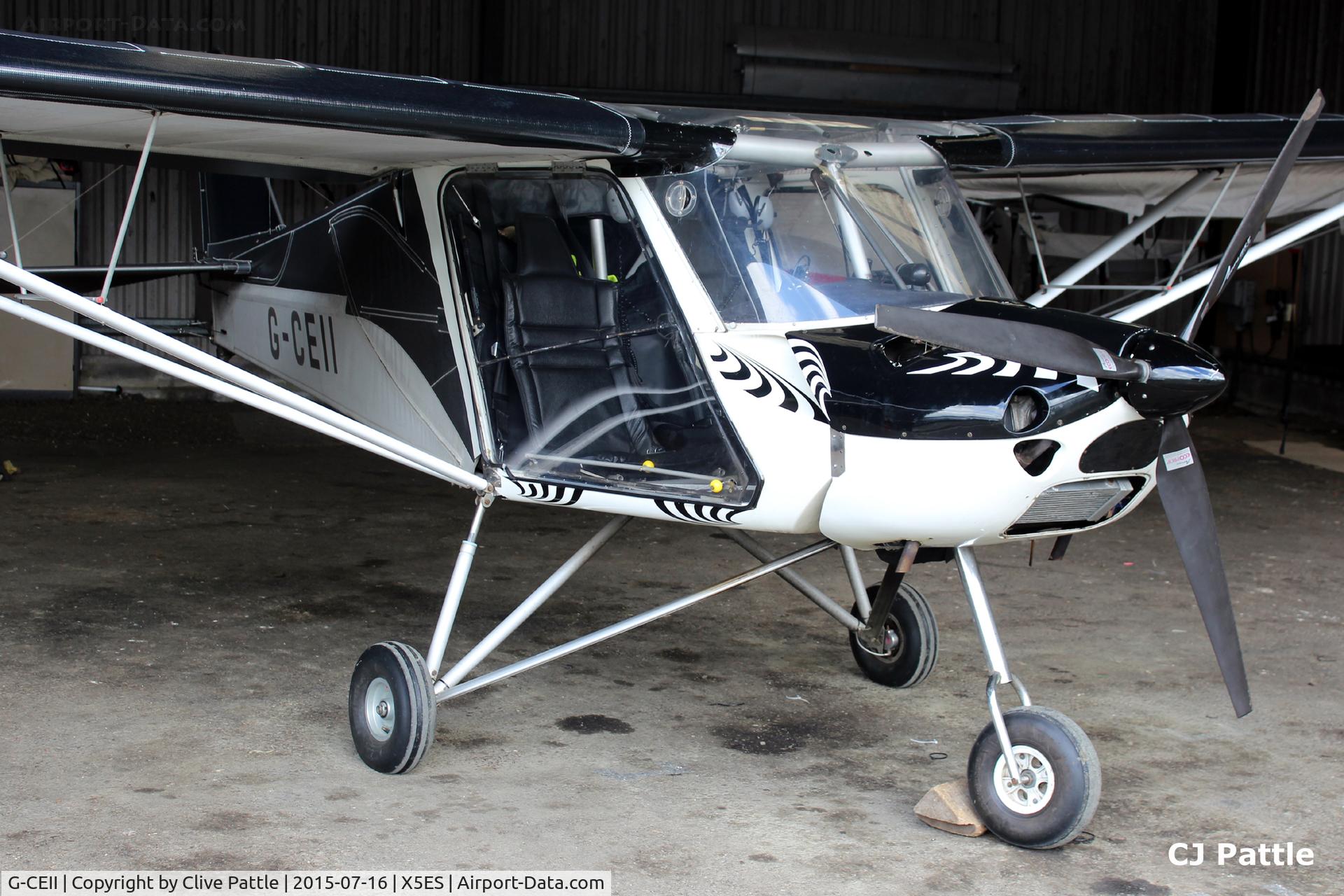 G-CEII, 2007 Medway SLA 80 Executive C/N 010107, Hangared at Eshott, Northumberland, UK.