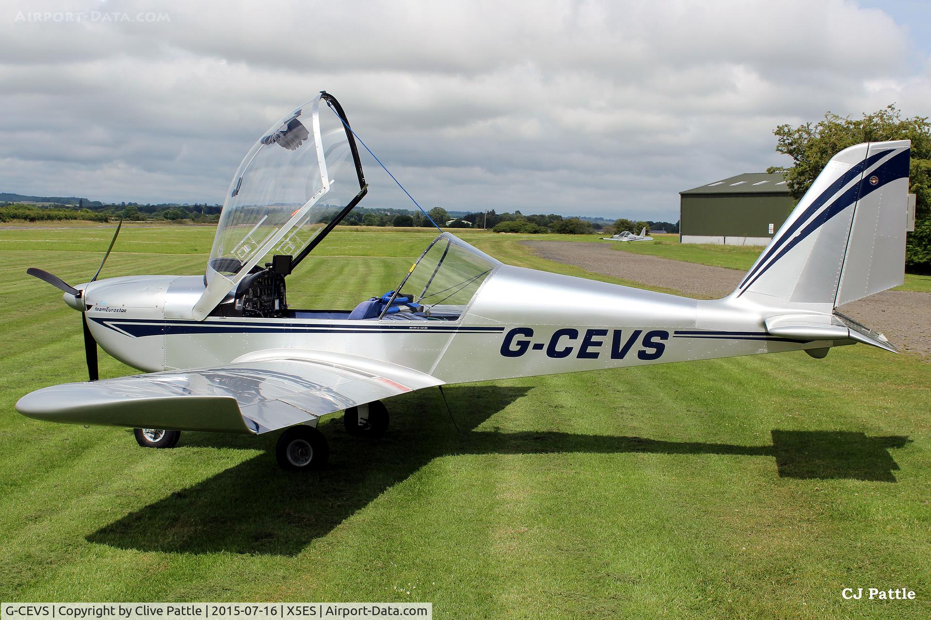 G-CEVS, 2007 Cosmik EV-97 TeamEurostar UK C/N 3102, With based Purple Aviation at Eshott Airfield, Northumberland, UK.