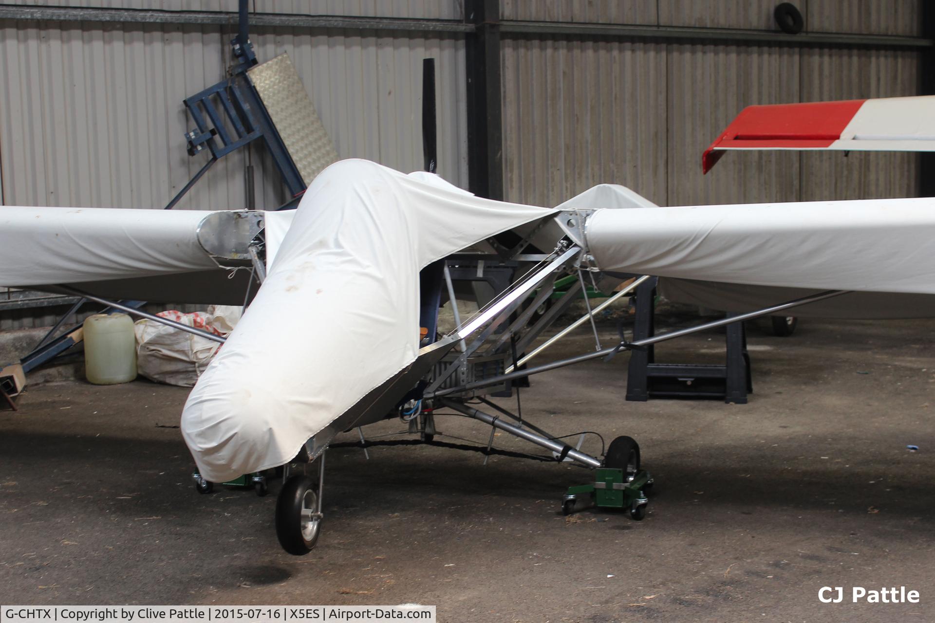 G-CHTX, 2013 Voltair 86 C/N DRS-01, Hangared at Eshott Airfield, Northumberland, UK.