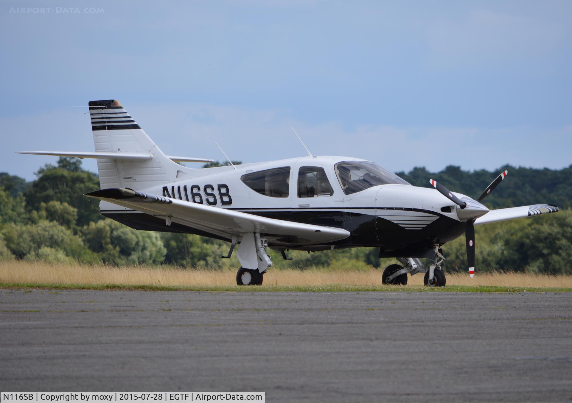 N116SB, 2000 Rockwell Commander 114B C/N 14678, Rockwell Commander 114-B at Fairoaks.