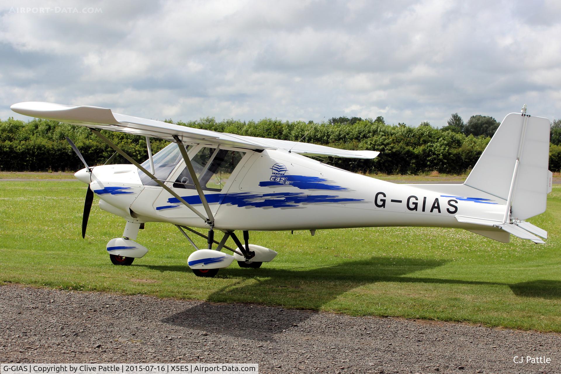 G-GIAS, 2014 Comco Ikarus C42 FB80 Bravo C/N 1410-7350, With based Purple Aviation at Eshott Airfield, Northumberland, UK.